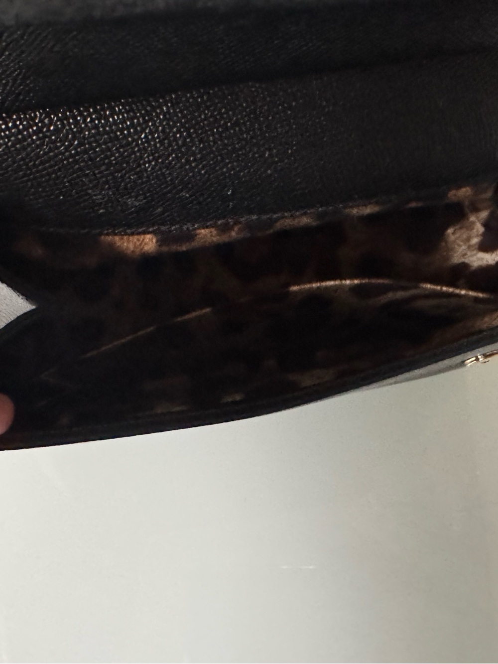Dolce &Gabbana Leather Top-Handle Satchel with Leopard Scarf - Picture 11 of 16